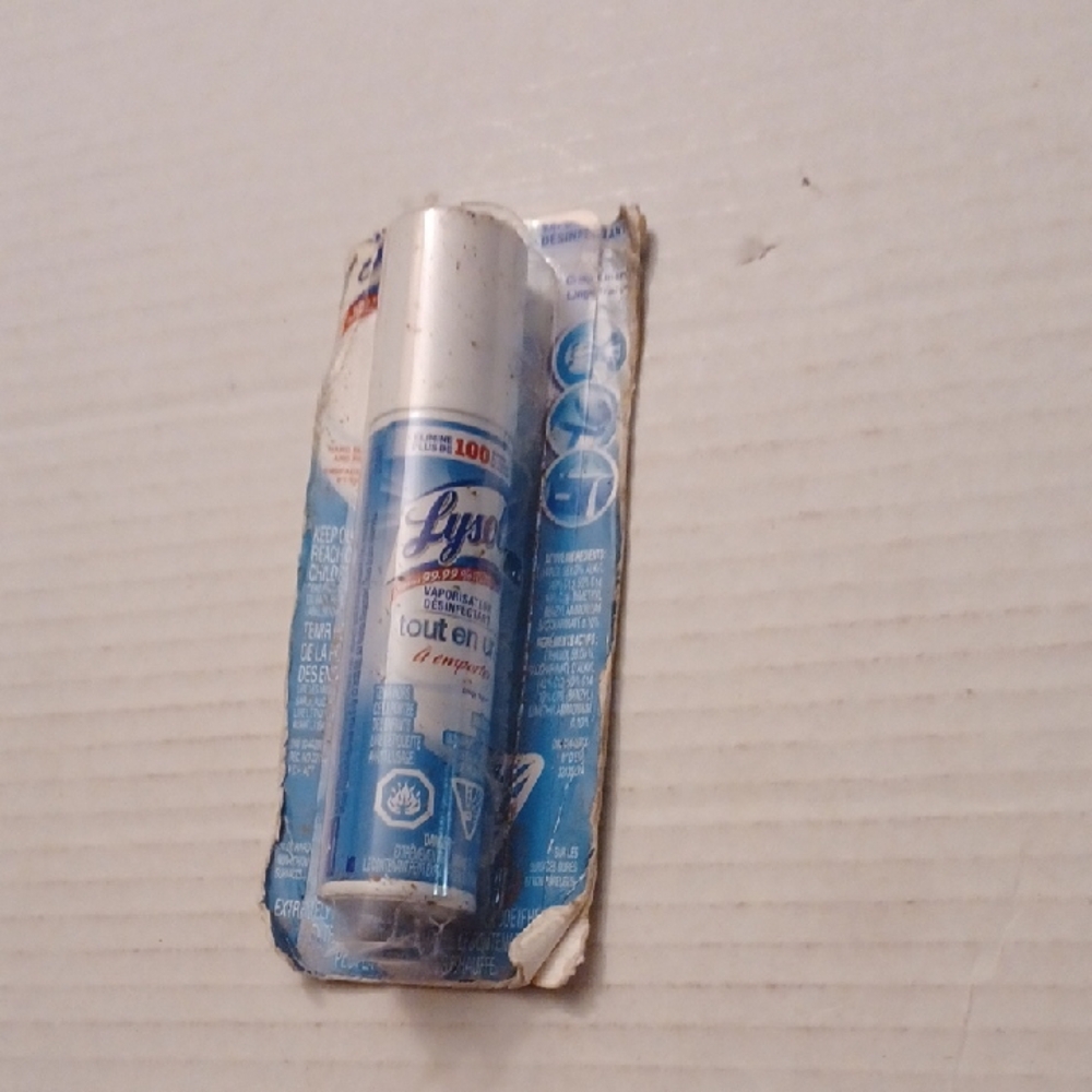 $4 Add-on New Lysol Disinfectant Spray Travel Size